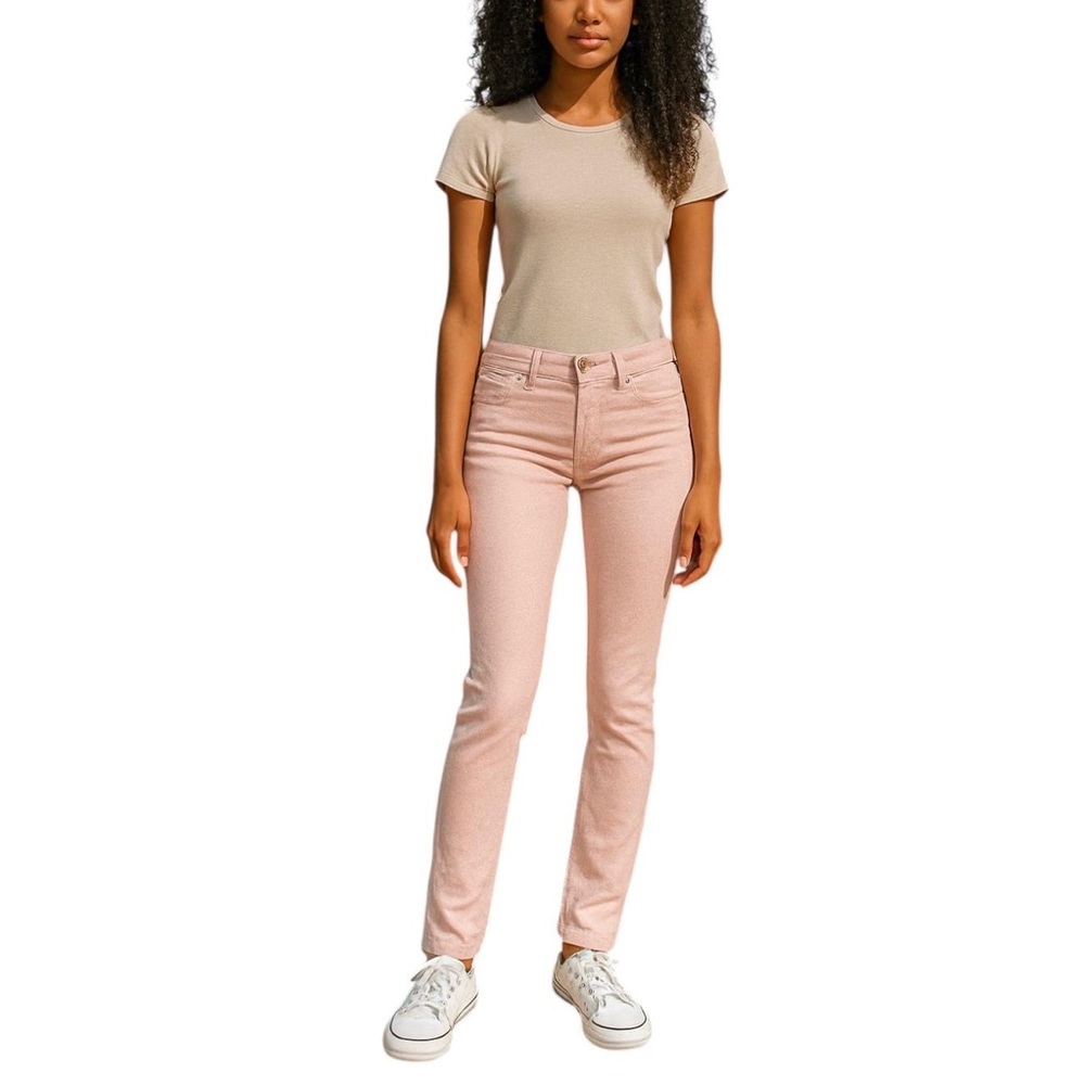 Rag and Bone Jeans Womens 26 Blush Pink Skinny Y2K Soft Girl Coquette Preppy